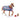 Pur-sang anglais avec couverture