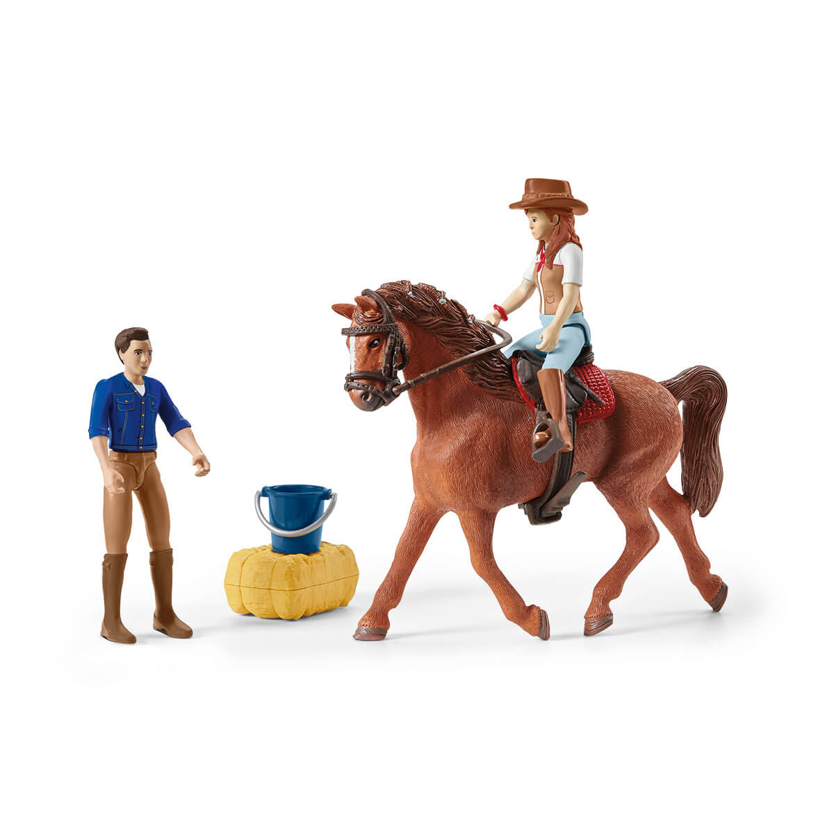 Schleich 42535 Grand Voyage équestre en Voiture + remorque (Horse Club) Multicolore Schleich 42535 Grand Voyage équestre en Voiture + remorque (Horse Club) Multicolore