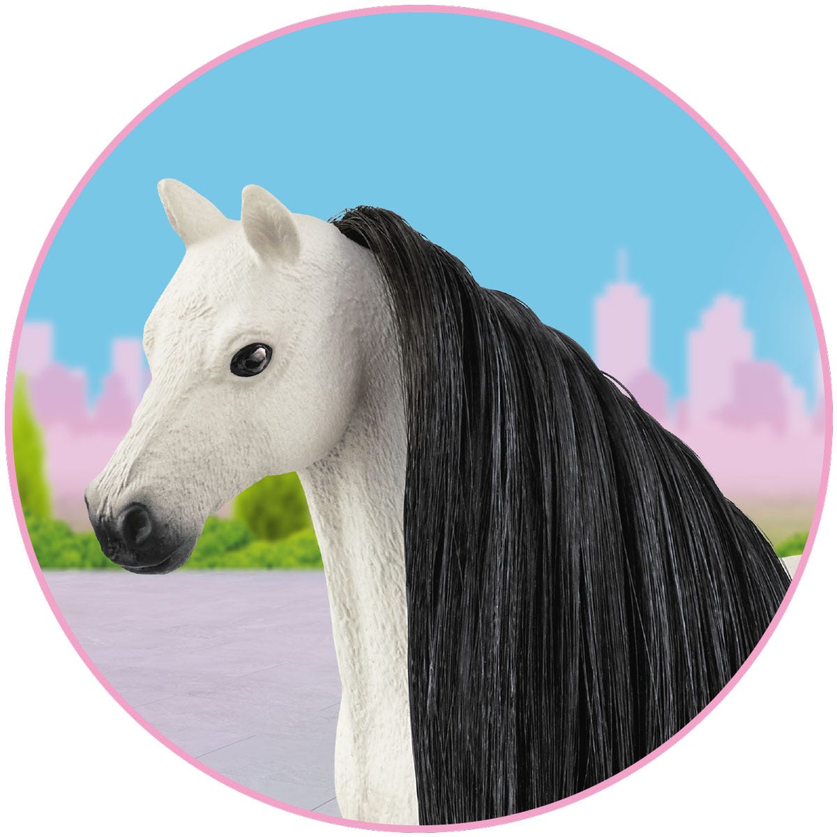 Zwart Beauty Horses haar
