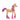 Licorne de velours Rosabel
