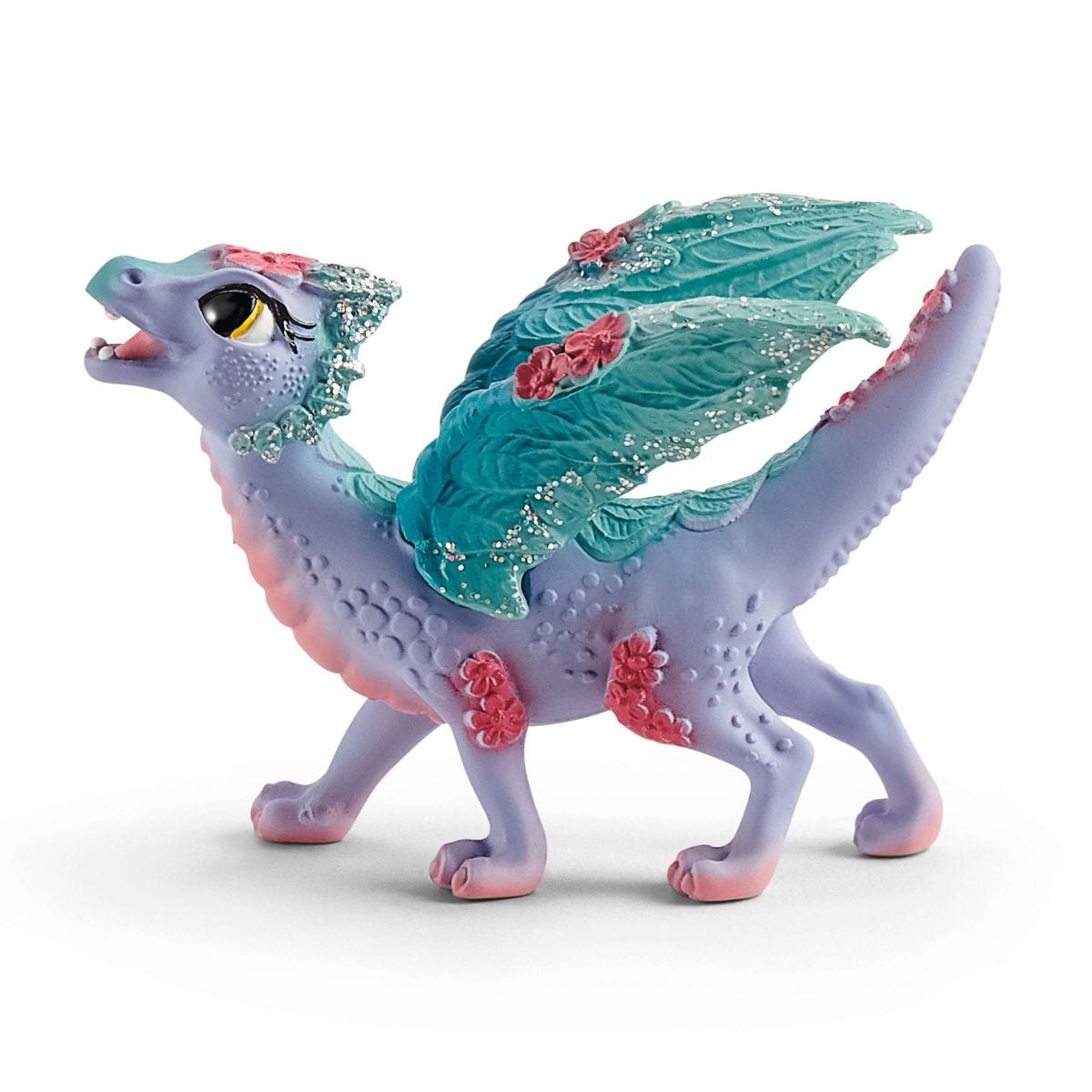 Dragon aux fleurs avec son petit