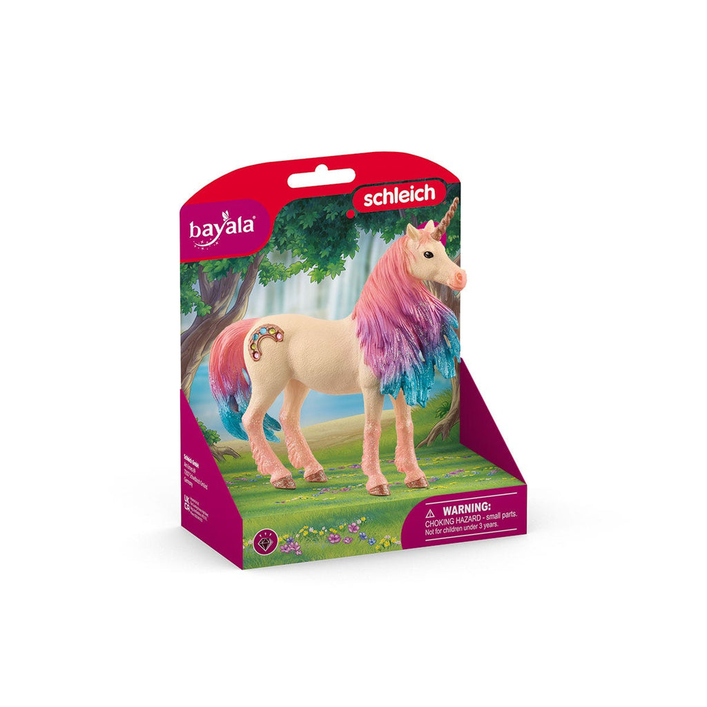 Figurine Schleich Licorne Marshmallow – Jument Bayala, Pelage Doux, Crinière Colorée, Pour Enfant 5-12 Ans