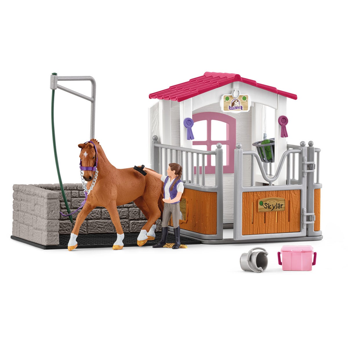 Aire De Lavage Avec Box À Cheval