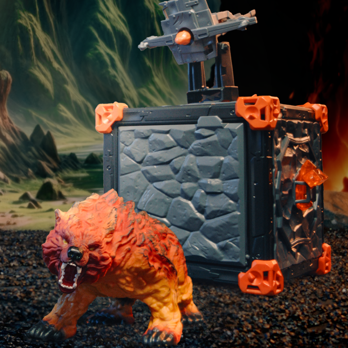 BattleCave Ours de lave
